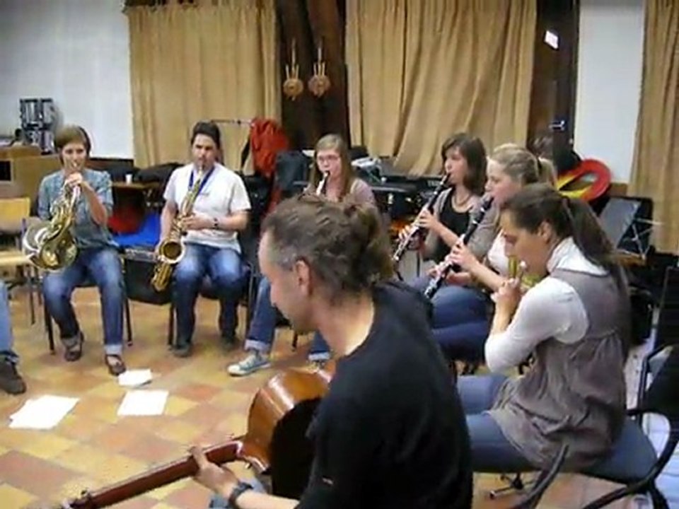 "Cregg's Pipe" par le groupe "Cream Team" avec Yann Manche lors du stage de "Musique et Découverte" 2010