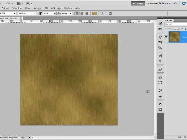 Fomation textures dans  Ps Cs5