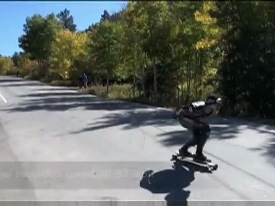 Record Vitesse Longboard   130km/h