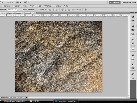 Tuto 7- réalisation d'une texture de roche ( photoshop )