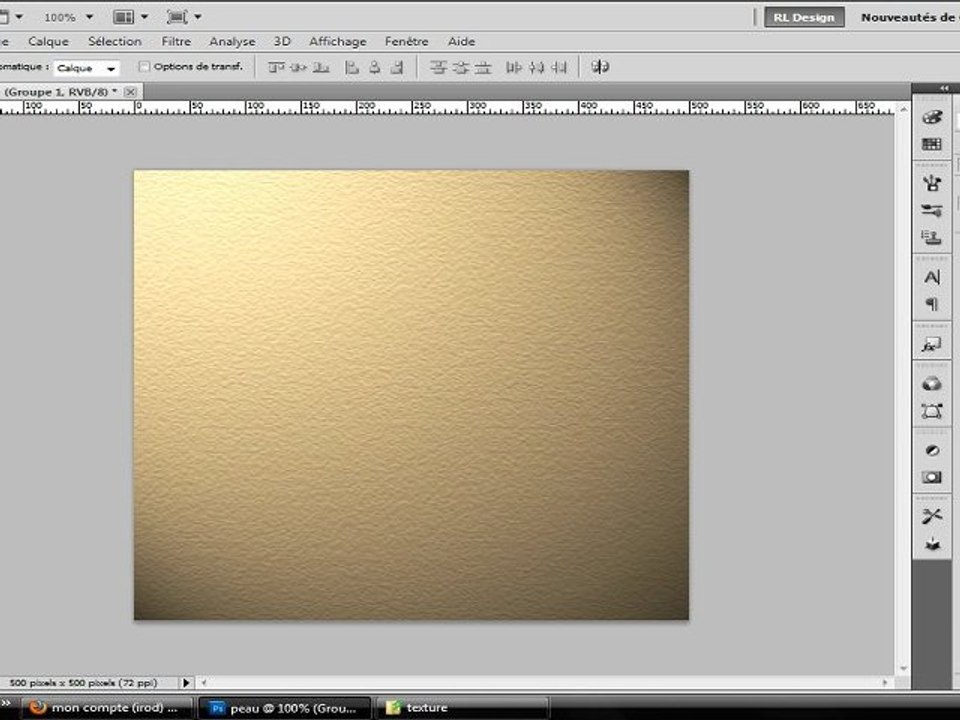 Tuto 8- réalisation d'une texture de peau ( photoshop )