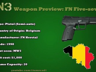 Modern Warfare 3 - Gun Information - FN Five-Seven | Episode 19
