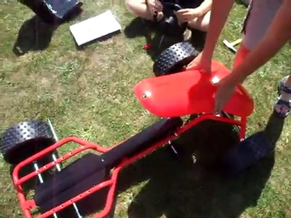 Montage kart a pedale enfant