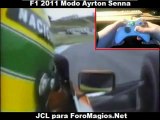 F1 2011 Gameplay Ayrton Senna Mod