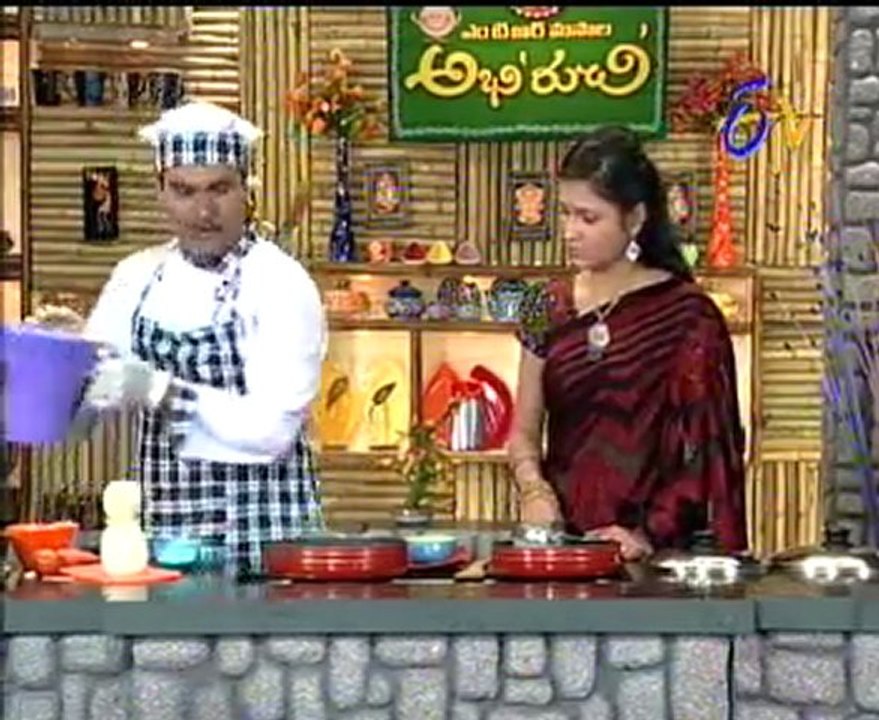 Etv Abhiruchi-Pindi Vantalu,Urinche Vanta,Good food,Sweet Snacks - 02