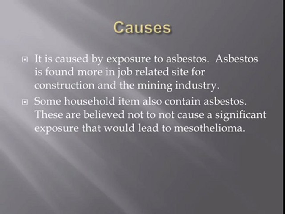 Asbestos Exposure Mesothelioma