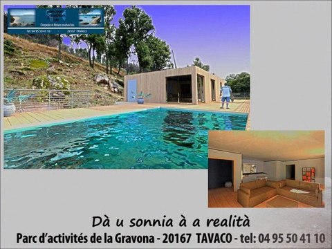 masion bois en corse, fabricant de maison et charpente bois en corse