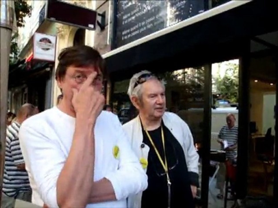 VERNISSAGE DU SCHMILBLICK ESPACE A DEBATTRE GALERIE BEN VAUTIER LE 23.07.2011