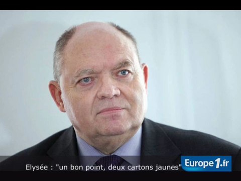 Elysée : un bon point, deux cartons jaunes