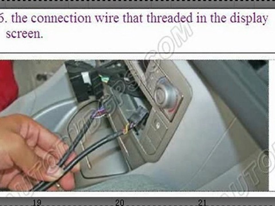 how to install citroen c5 car dvd gps player