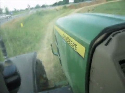 Chantier TP avec John Deere 7530 et Benne Joskin