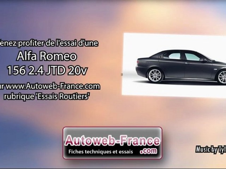 Essai Alfa Romeo 156 2.4 JTD 20v - Autoweb-France