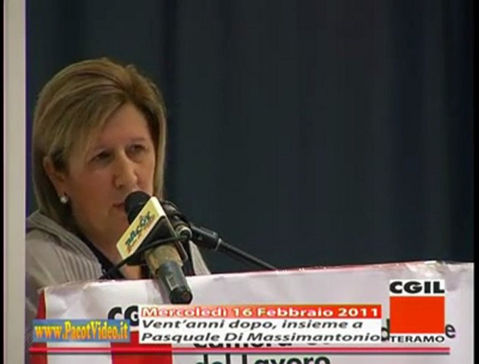 249 - Bizzarri Pinuccia - Convegno CGIL a Giulianova (2011-02-16)