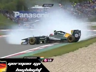 F1 German GP highlight