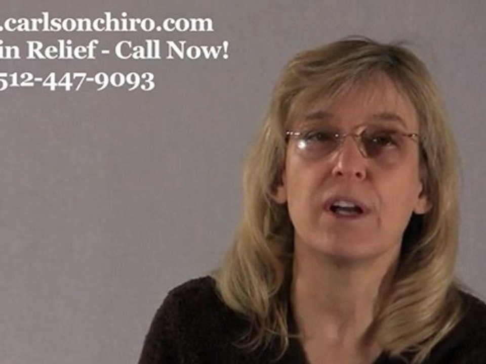 Chronic Neck Pain Relief - Austin 78745 Dr John D Carlson here.