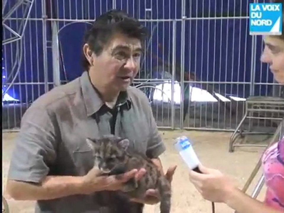 Reportage de La Voix du Nord sur Kid Bauer - Dresseur de Fauves