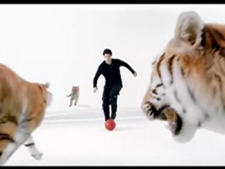 Les Tigres de Kid Bauer avec Michael Ballack pour une publicité Sony