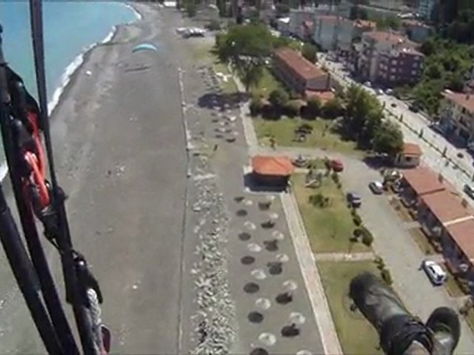 İnebolu da yamaç paraşüt keyfi