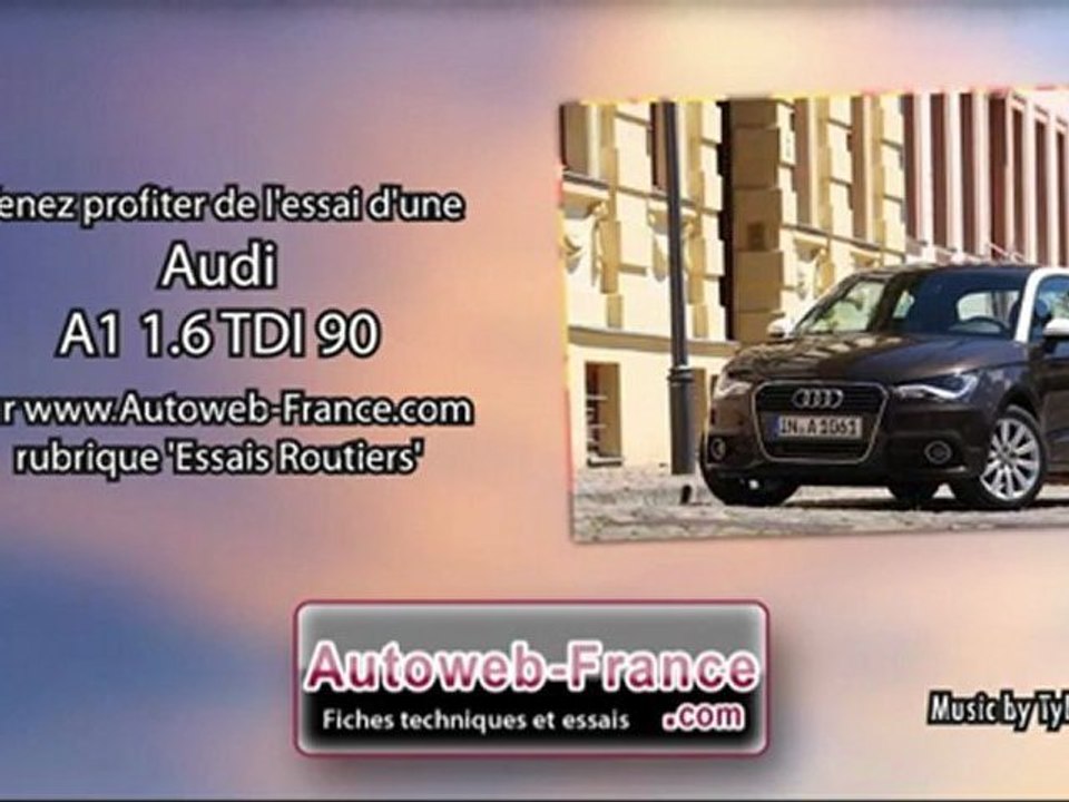 Essai Audi A1 1.6 TDI 90 - Autoweb-France