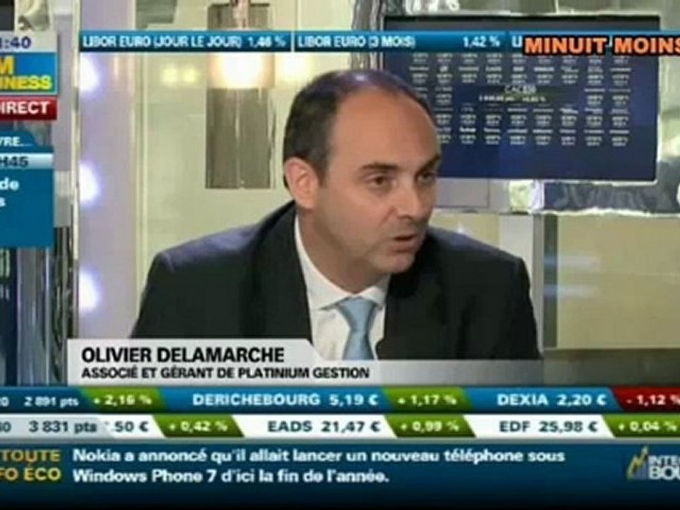 Olivier Delamarche - 26 juillet 2011 - BFM Business 26/07/2011
