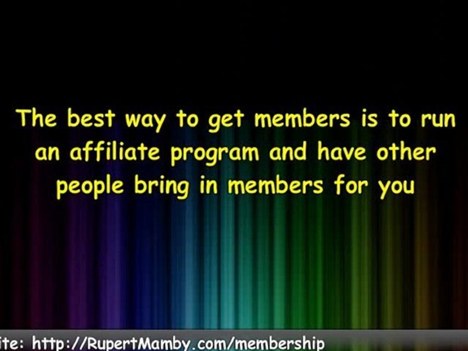 Recurring Income from Membership Sites