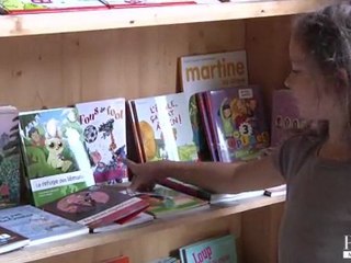 La bibliothèque éphémère de Paris Plages