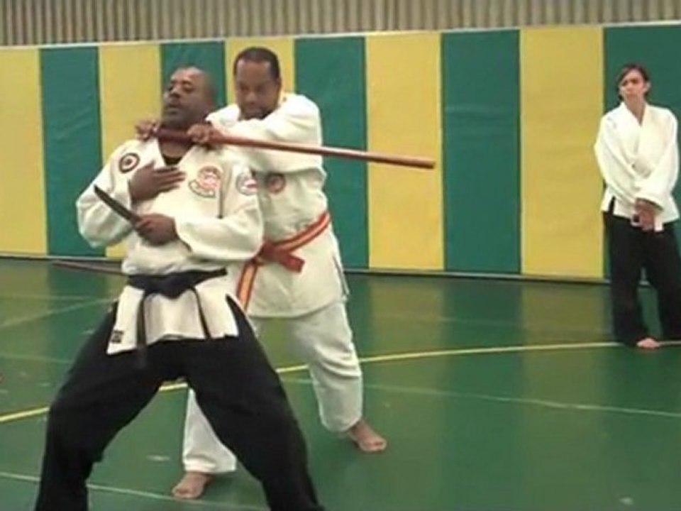 Best Self Defense| knife to face, by using a stick