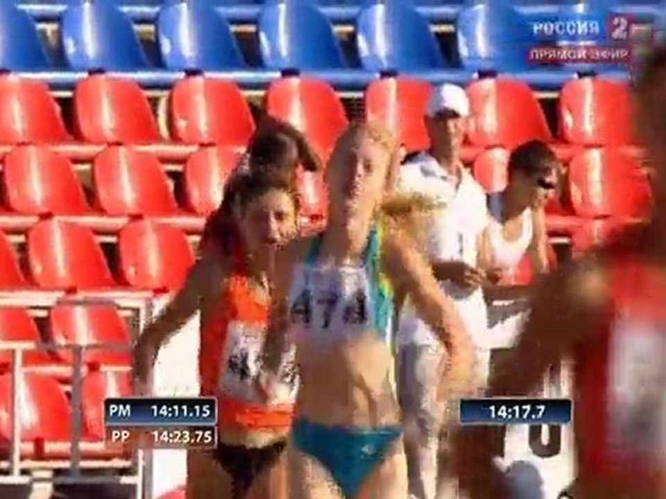 5000м Женщины Финал Чемпионат России в Чебоксарах 2011 - www.MIR-LA.com