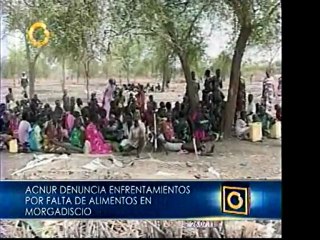 Peleas por comida en África