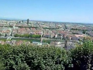 Vue de Lyon depuis fourvière