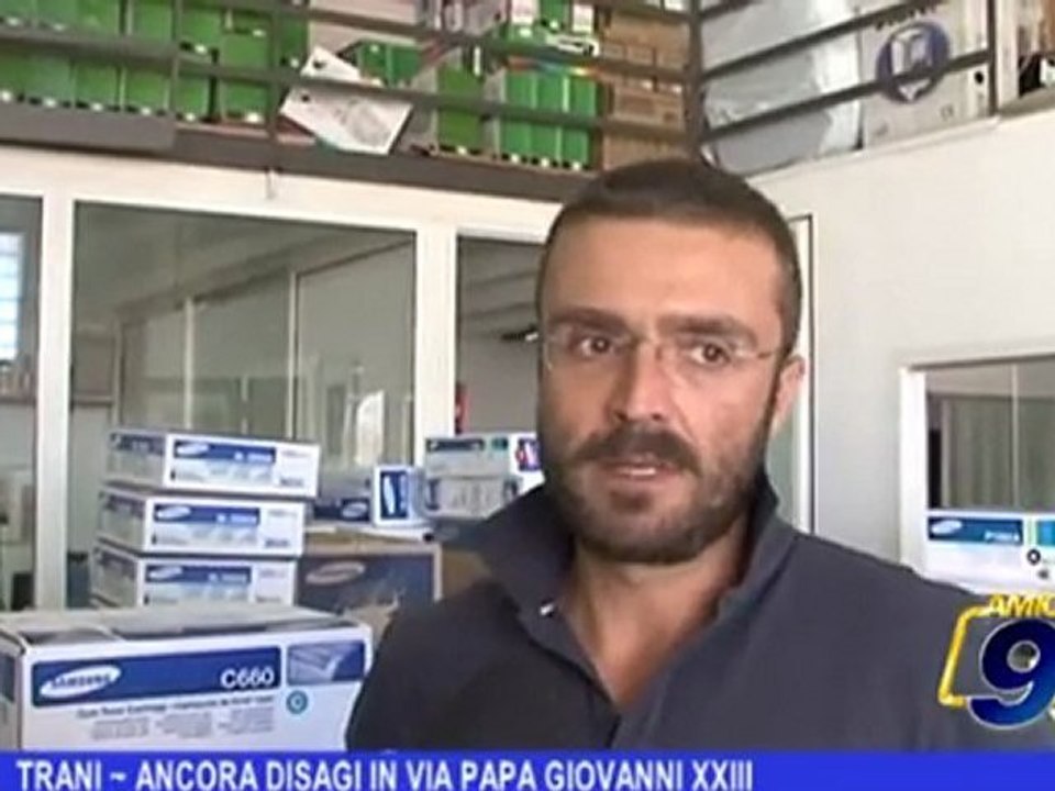 Trani | Ancora disagi in Via Papa Giovanni XXIII