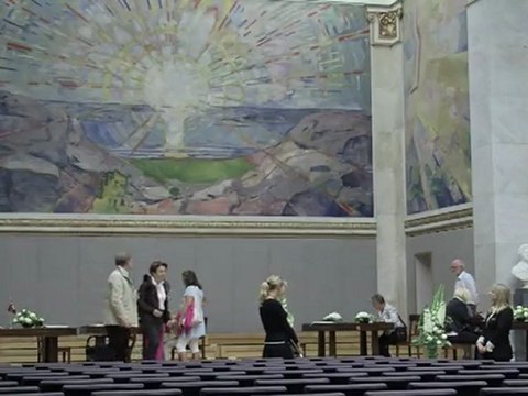 Norwegians sign book in memory of attack victims