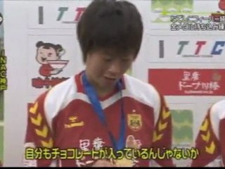 川澄奈穂美　メダル＝チョコレート？　低画質