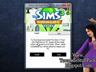 How to Install The Sims 3 Town Life Stuff Pack on PC