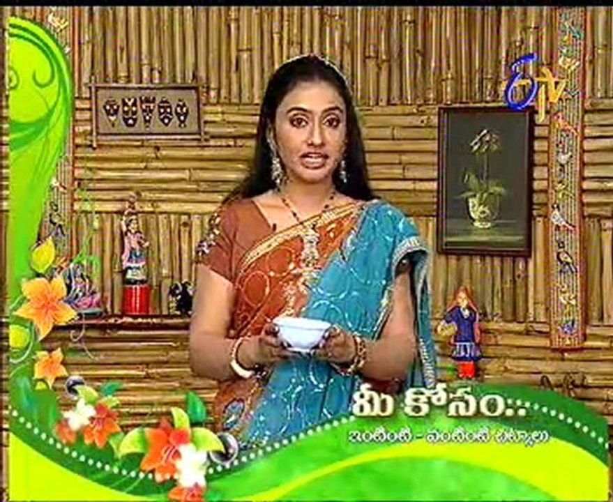 Etv Abhiruchi-Pindi Vantalu,Urinche Vanta,Good food,Sweet Snacks - 01