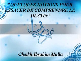 QUELQUES NOTIONS POUR ESSAYER DE COMPRENDRE LE DESTIN_ 2ème partie {Cheikh Ibrahim Mulla}