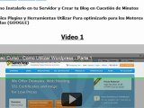 Vídeo Curso: Como Utilizar Wordpress Paso a Paso