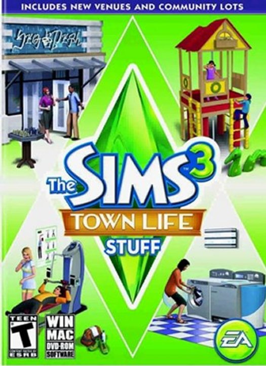 The Sims 3 Town Life Stuff Full ISO + Keygen + Reloaded Crack [July 2011]