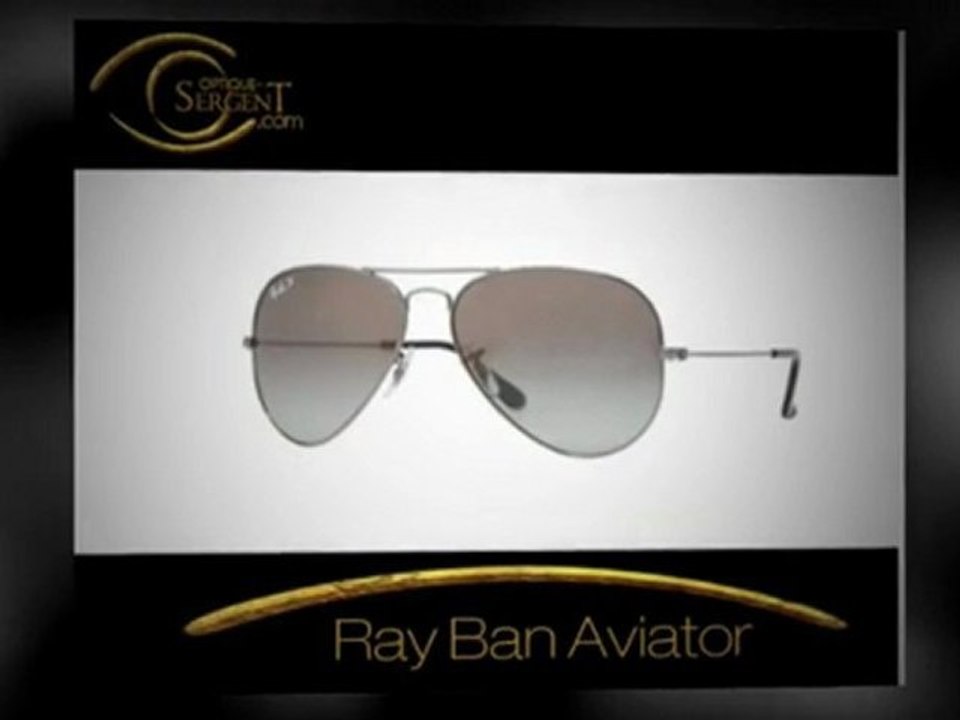 Lunettes solaires Rayban Aviator - Montures de lunettes Rayban Aviator