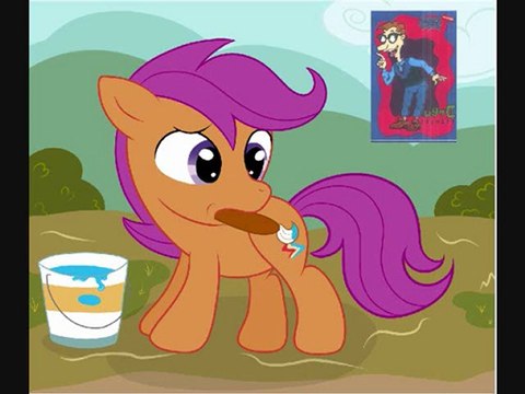 Brony drew pickles goes to Scootaloos house