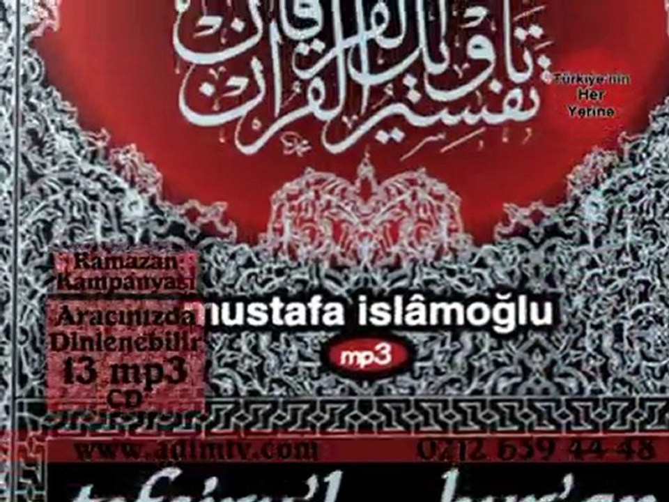 Mustafa İslamoğlu Tefsir dersleri