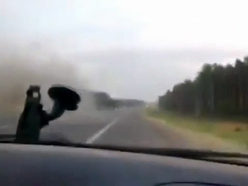 voiture sur remorque