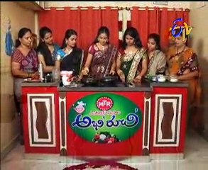 Etv Abhiruchi-Pindi Vantalu,Urinche Vanta,Good food,Sweet Snacks - 03