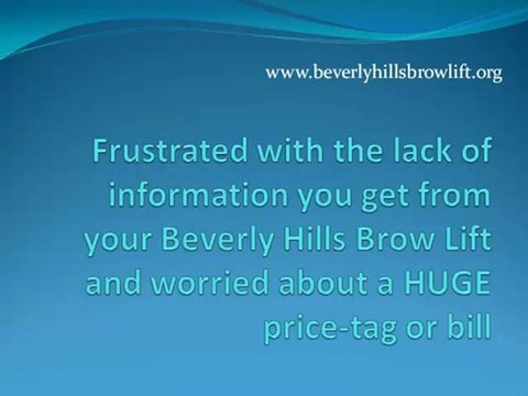 Beverly Hills Brow Lift