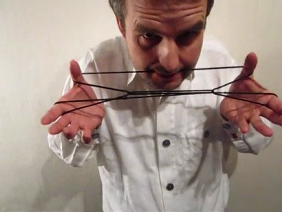 (3) Fadenfiguren TASSE, SCHIFF, EIFFELTURM, KLEIDERBÜGEL