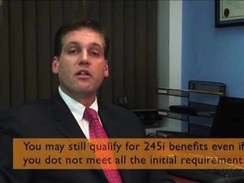 Do you qualify for immigration benefits under the 245i law. by Immigration Lawyer D.FitzGerald