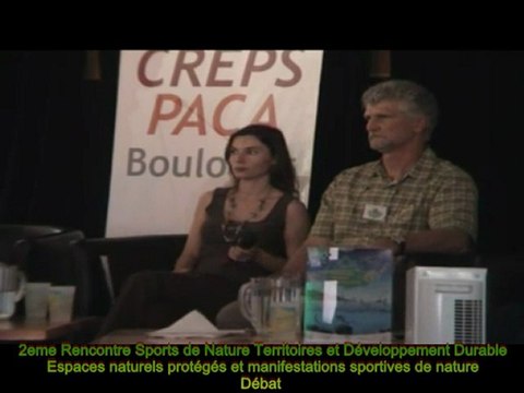 Espaces naturels protégés et manifestations sportives de nature Débat