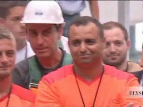 Allocution de N. Sarkozy au futur centre aquatique d'Agde