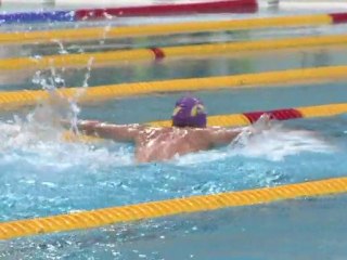 Britain's synchro swimmers test new Olympic pool