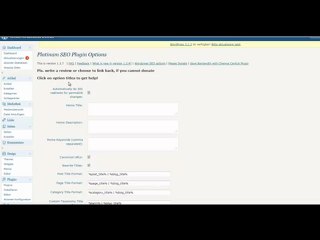 Platinum SEO Pack - Wordpress Plugin